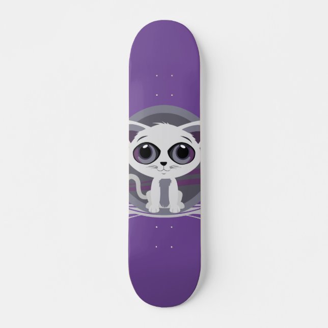 Skateboard Kitten - Violet (Devant)