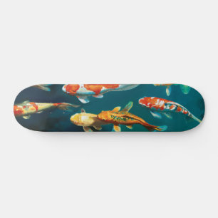 Skateboard Koi Ballet -