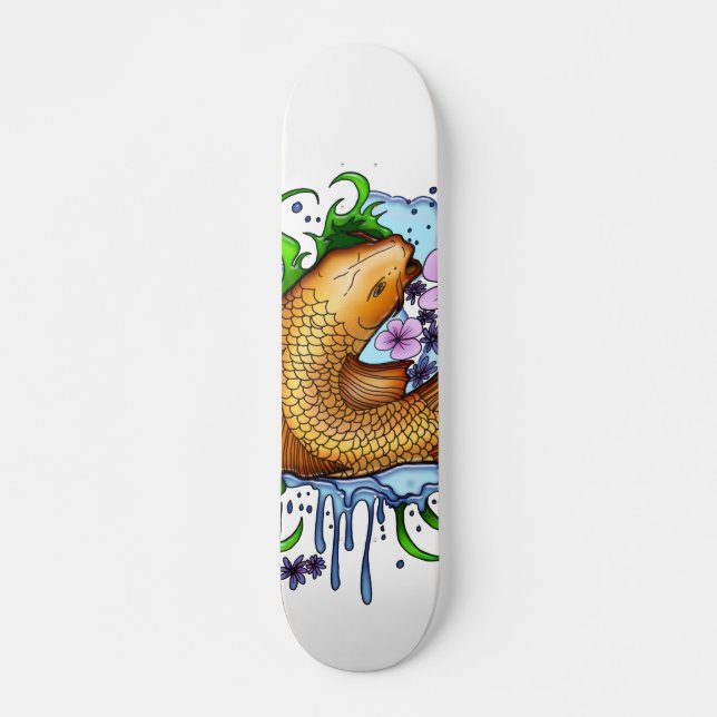 Skateboard Koi Fish (Devant)