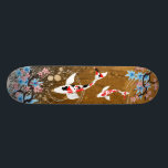 Skateboard Koi Pond - bois - Design japonais Skate<br><div class="desc">Design inspiré de l'art japonais.</div>