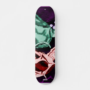 Skateboard Koi (psychédélique)