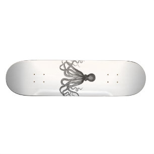 Skateboard Kraken - Octopus géant noir / Cthulu