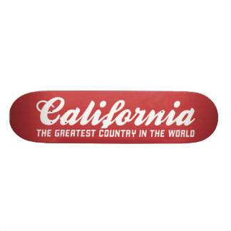 Skateboard la Californie est le plus grand pays du monde