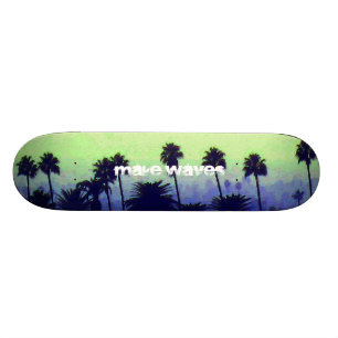Skateboard La Californie rêvant la planche à roulettes
