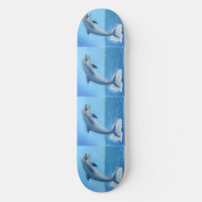 Skateboard La danse silencieuse du dauphin (Recto)