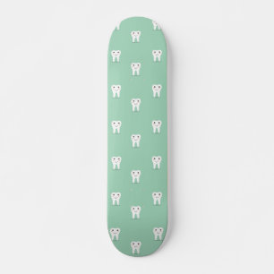 Skateboard La dent heureuse de Kawaii