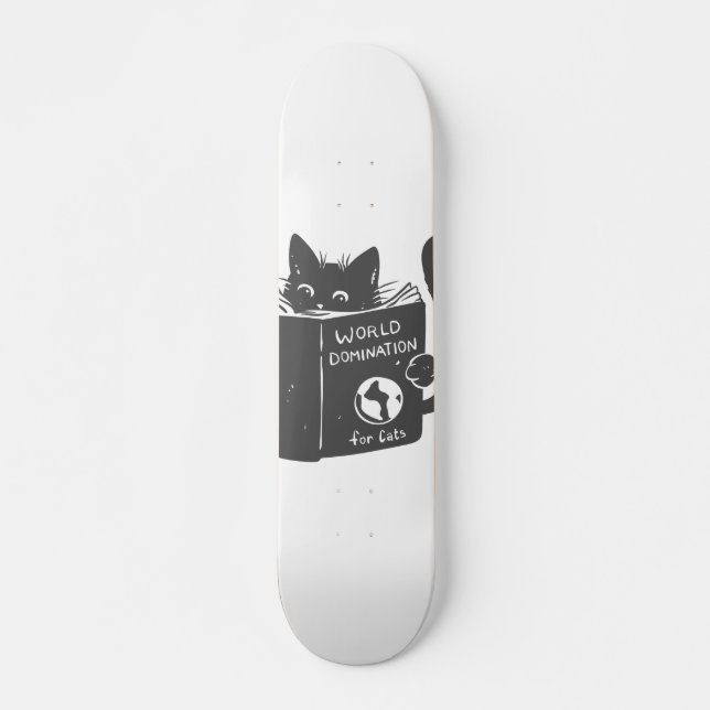 Skateboard La domination mondiale des chats sur les chats - C (Devant)