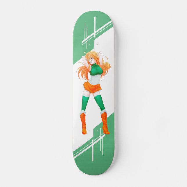 Skateboard La fille d'Anime de l'Irlande Manga s'est habillée (Recto)