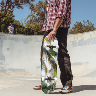 Skateboard La jungle des Palmiers des Caraïbes #1 #tropical #