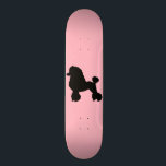 Skateboard La jupe rose de caniche a inspiré la planche à<br><div class="desc">Éclatez vos chaussettes de policier et chaussures de selle et commencez la danse, heu, faisant de la planche à roulettes ! Cette jupe rose de caniche a inspiré des ressembler de planche à roulettes à une jupe classique de caniche des années 1950. Les caractéristiques de conception une silhouette noire d'un...</div>