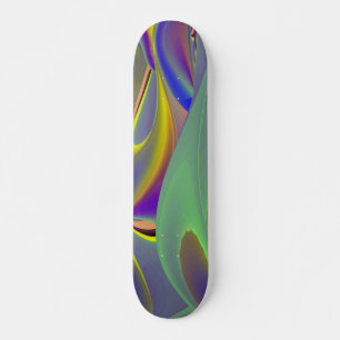Skateboard La magie de l'été, 3D Art Abstrait