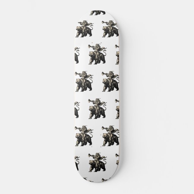 Skateboard La Majesté de Pruflas Déchaînée (Recto)