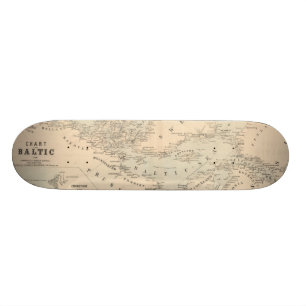 Skateboard La mer baltique