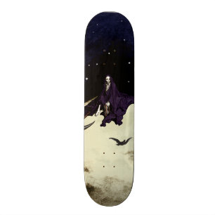 Skateboard La mortalité et la lune