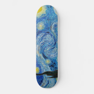Skateboard La nuit étoilée (1889) par Vincent Van Gogh
