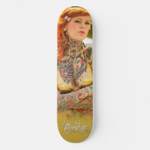 Skateboard La plate-forme de planche à roulettes d'or de