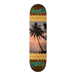 Skateboard La scène des Caraïbes de paume
