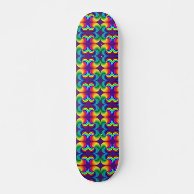 Skateboard la spirale (Devant)