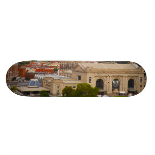 Skateboard La station des syndicats, centre de Kauffman, ciel