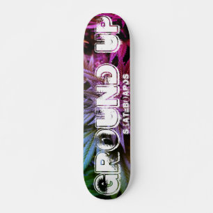 SKATEBOARD LA TERRE VERS LE HAUT DE LA PLATE-FORME DE MIAMI
