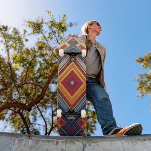 Skateboard La touche d'art moderne