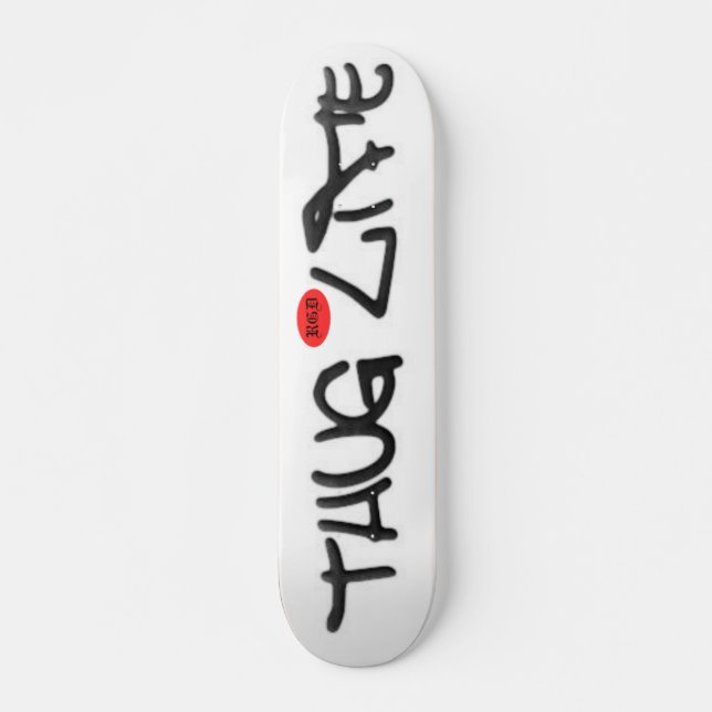 Skateboard La vie de voyou de RGD (Devant)