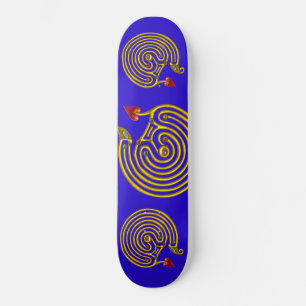 Skateboard LABYRINTHE HYPER, bleu