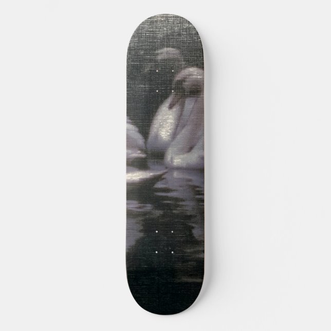 Skateboard Lac des cygnes au clair de lune (Recto)