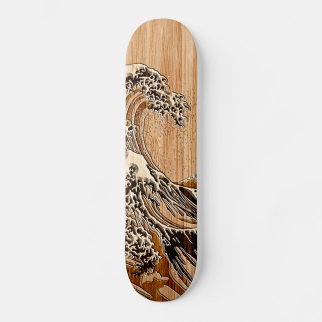 Skateboard L'accent en bois en bambou de style de grande (Recto)