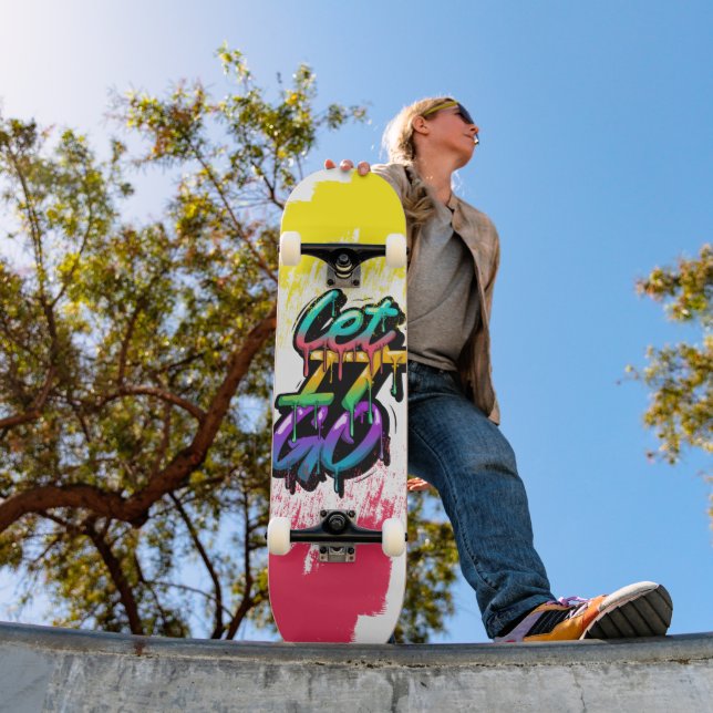 Skateboard Lâchez prise (Extérieur 1)