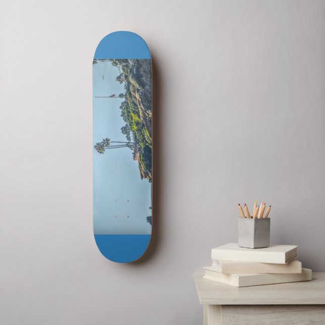 Skateboard Lagune de plage  (Art mural)