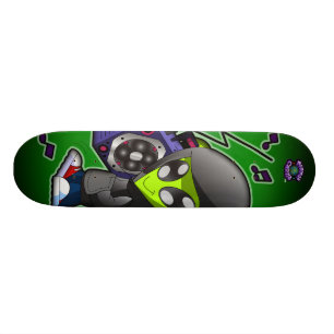 Skateboard L'alien de Cazmo de planète !