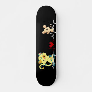 Skateboard L'amour entre chat et souris