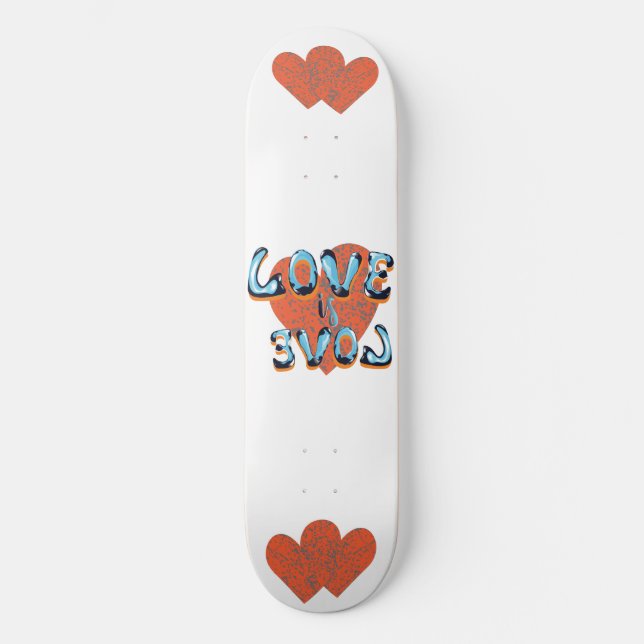 Skateboard L'amour est l'amour (Recto)