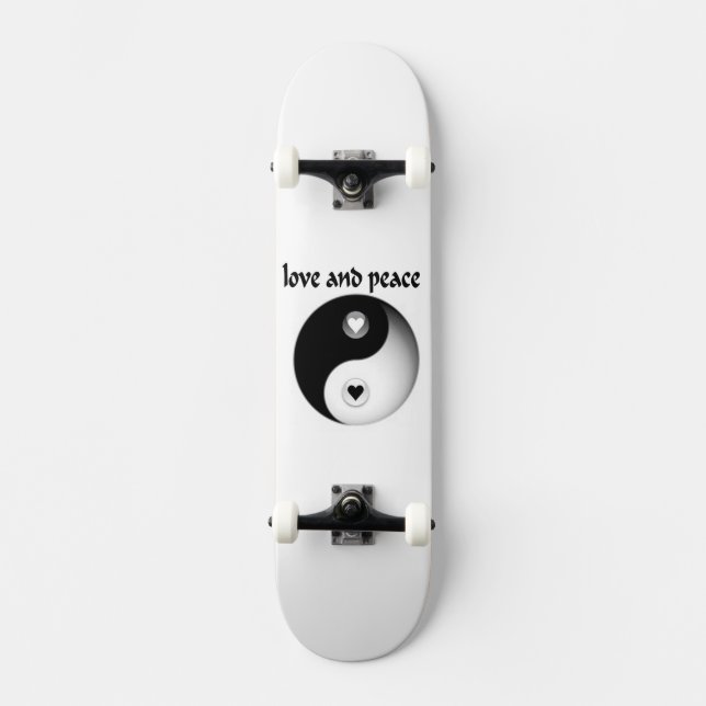 Skateboard L'amour et la paix (Recto)
