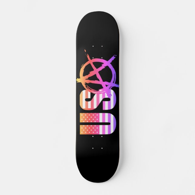 Skateboard L'anarchie dans... USA (Recto)