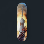 Skateboard Lancement de la fusée d'atterrissage Apollo 11 de<br><div class="desc">Le 16 juillet 1969 à 9h32 HAE, les bras oscillants s'éloignent et un panache de flamme signale le décollage du véhicule spatial Saturn V Apollo 11 et des astronautes Neil A. Armstrong, Michael Collins et Edwin E. Aldrin, Jr. de la NASA Kennedy Space Center Launch Complex 39A, sur leur chemin...</div>