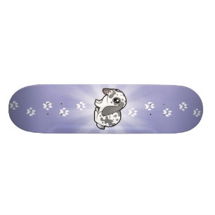 Skateboard Lapin de bande dessinée (cheveux lisses d'oreille