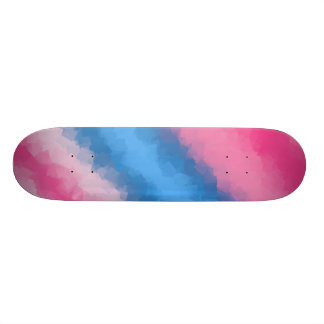 Skateboard L'arc-en-ciel de sucrerie de coton colore la
