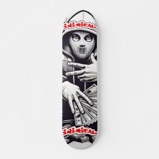 Skateboard L'argent de rue inimitable Hannibal