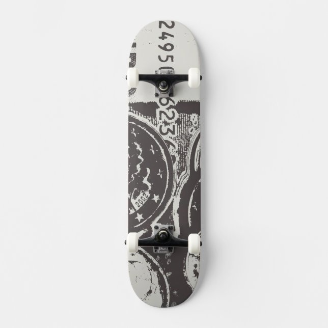 Skateboard L'argent fait tourner le monde (Recto)