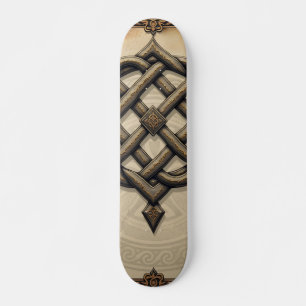 Skateboard L'art celtique et la splendeur florale dans des to