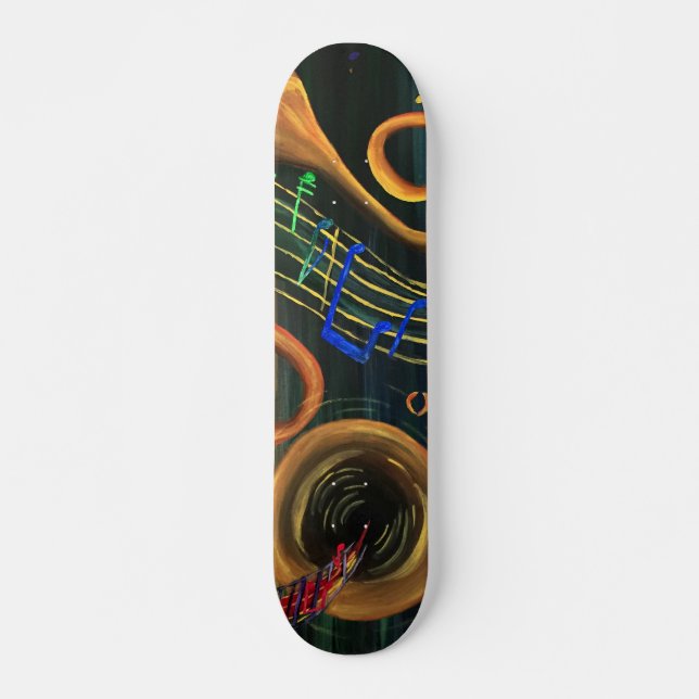 Skateboard L'ART de la musique (Devant)
