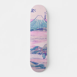 Skateboard L'art Vintage japonais Fuji Ukiyo-e