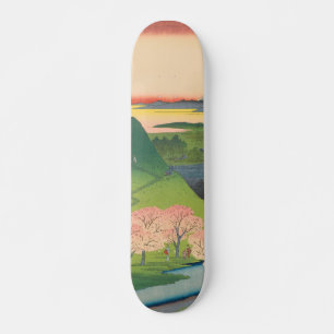 Skateboard L'art Vintage Ukiyo-e japonais du Mont Fuji