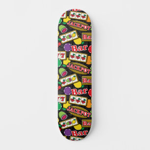 Skateboard Las Vegas Casino Pattern