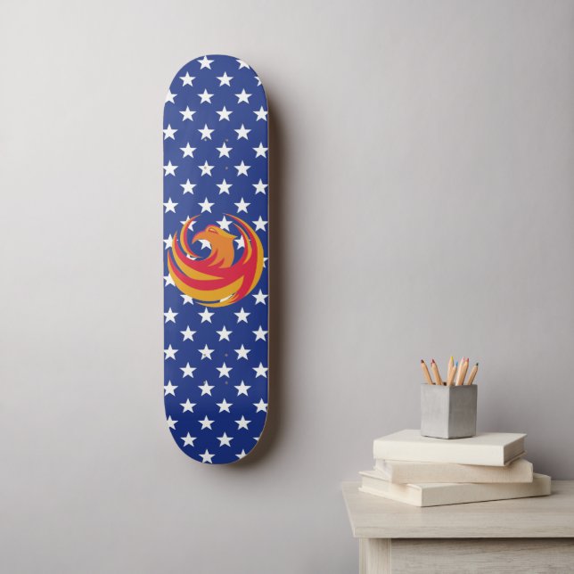 Skateboard - L'Ascension du Phénix (Art mural)