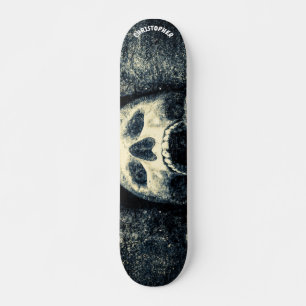 Skateboard Laughing Skull Customizable