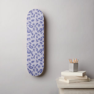 Skateboard Lavande numérique Motif Leopard violet