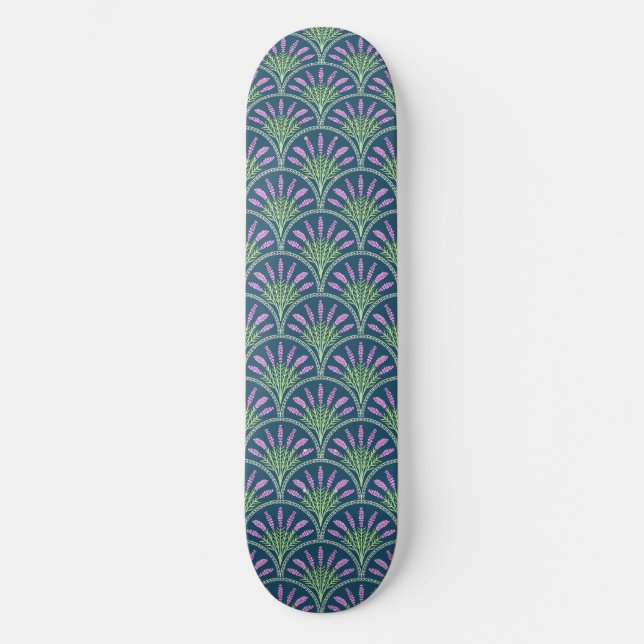 Skateboard Lavender - Dark Background (Recto)
